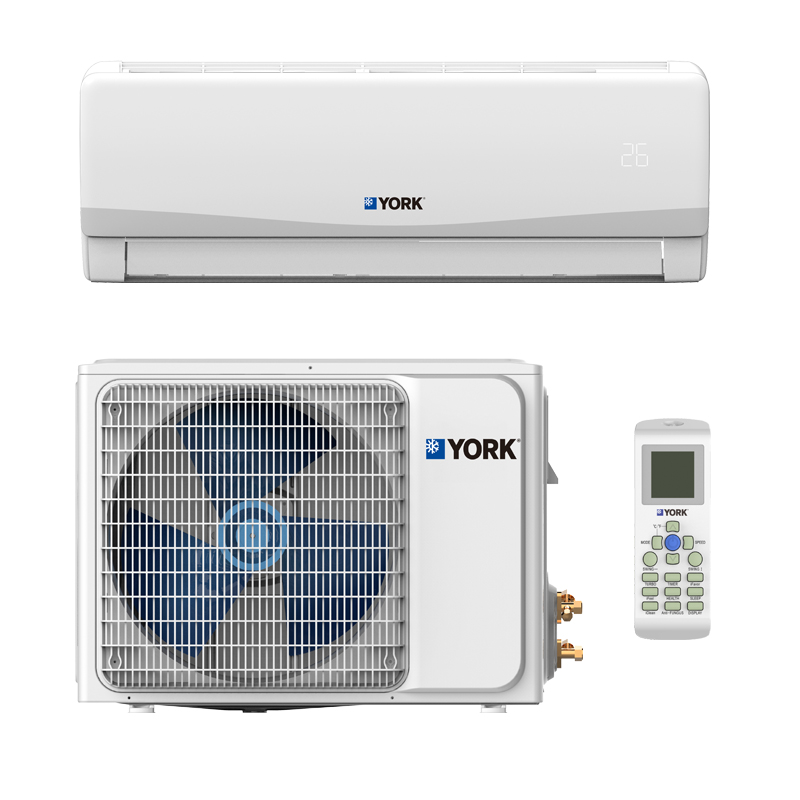 Leading variable frequency York air conditioner in the United States with powerful hot and cold 12000btu mini split air 220v-50/60hz R410a heat pump