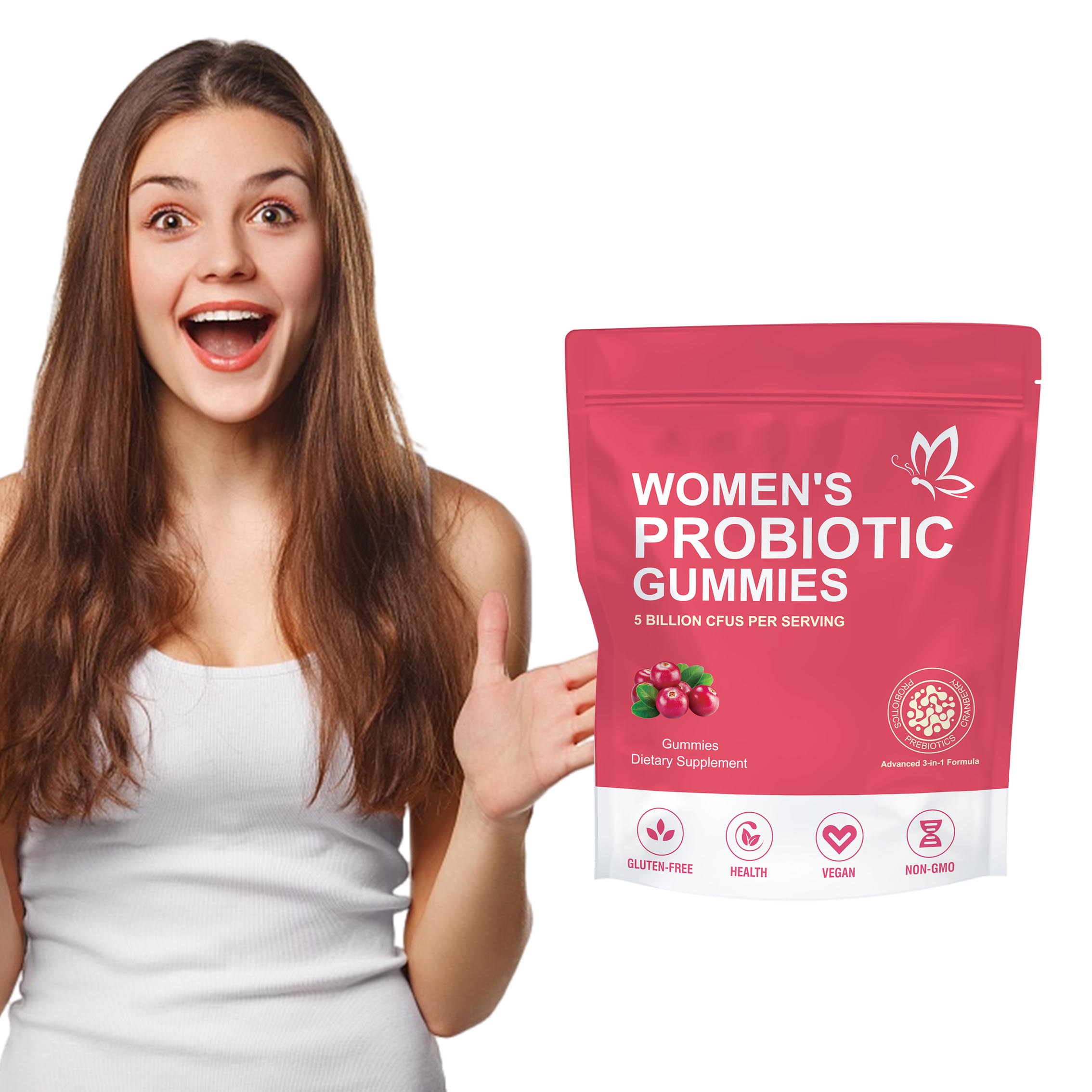 TK hot selling product: female probiotic jelly, cranberry essence, delivered directly from the source factory