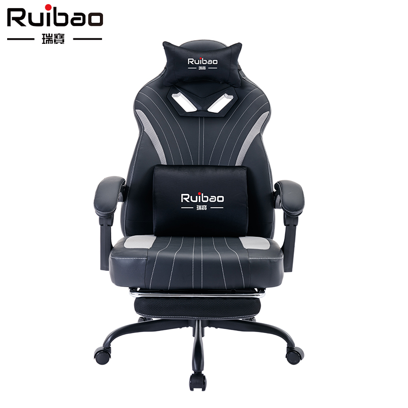 Wholesale customized computer game chairs, racing style high-end comfortable lounge chairs with footstools, game chairs
