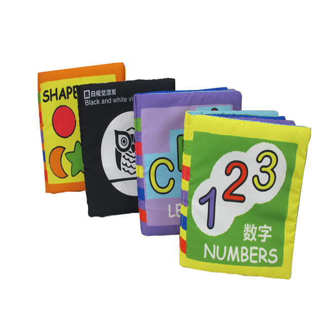 Baby soft book, baby plush book, children's education book