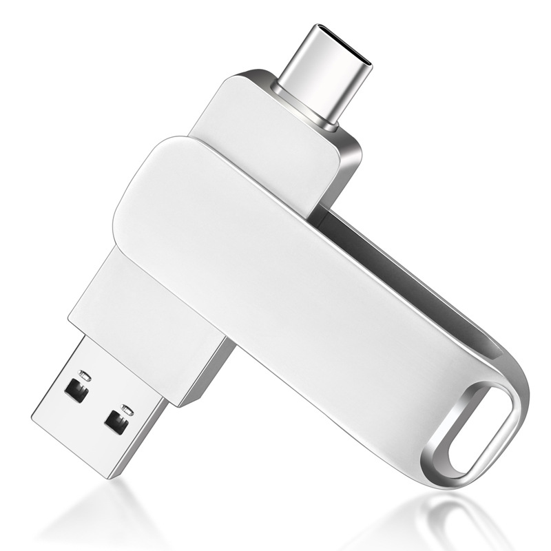 2023 hot selling USB flash drives, high-quality flash drives with USB and C-ports, and two systems that accept OEM